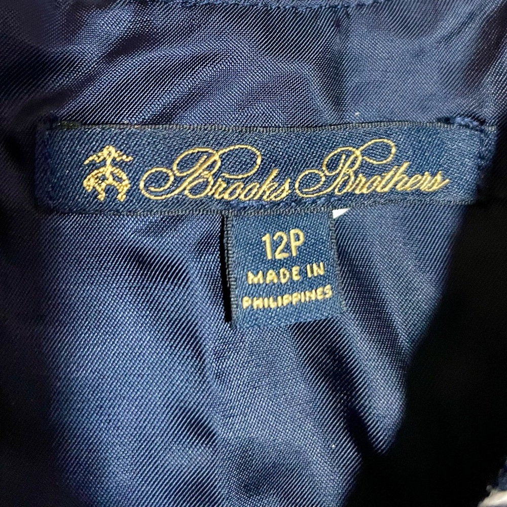 Brooks Brothers Embroidered Dress Size 12P - Picture 3 of 4